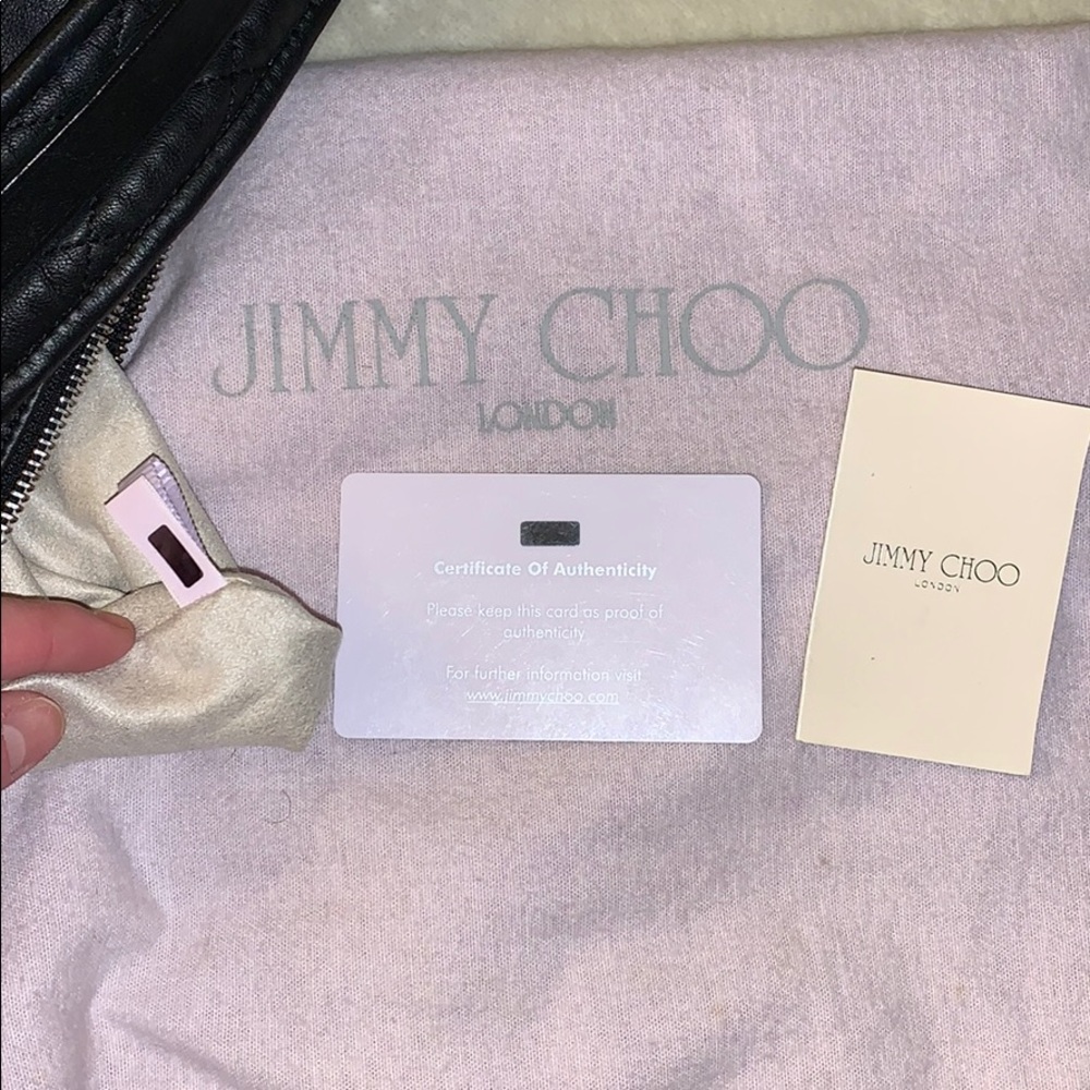 ๐TRADED!!๐ โจ๐ฅ MINT Jimmy Choo Chain Hobo ๐ฅโจ - Picture 8 of 8